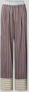 Jake*s Casual Broek in all-over look met elastische band