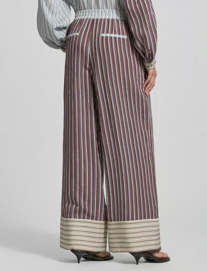Jake*s Casual Broek in all-over look met elastische band - Foto 2