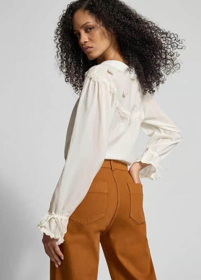 Jake*s Casual Broek met verkorte pasvorm met opgestikte zakken