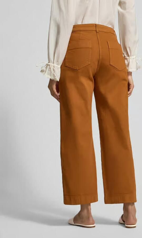 Jake*s Casual Broek met verkorte pasvorm met opgestikte zakken