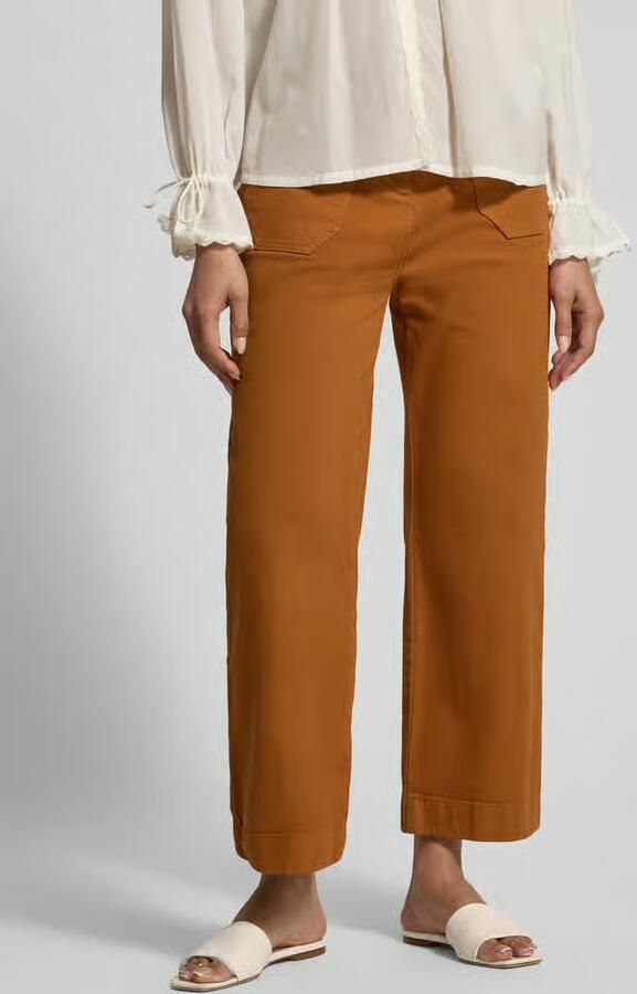 Jake*s Casual Broek met verkorte pasvorm met opgestikte zakken - Foto 3