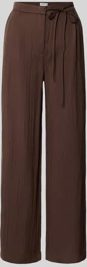 Jake*s Casual Broek van lyocellmix met vetersluiting - Foto 2