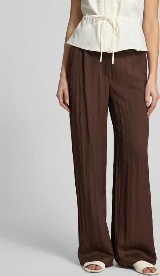 Jake*s Casual Broek van lyocellmix met vetersluiting - Foto 2