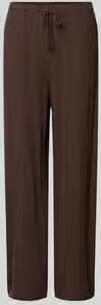 Jake*s Casual Broek van viscose-linnenmix met elastische tailleband