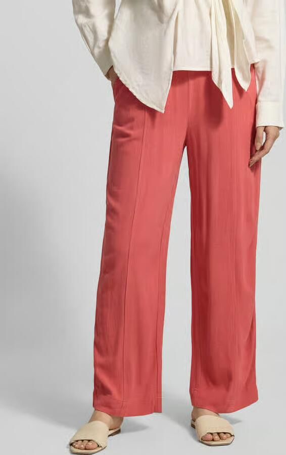 Jake*s Casual Broek van viscose-linnenmix met elastische tailleband - Foto 2