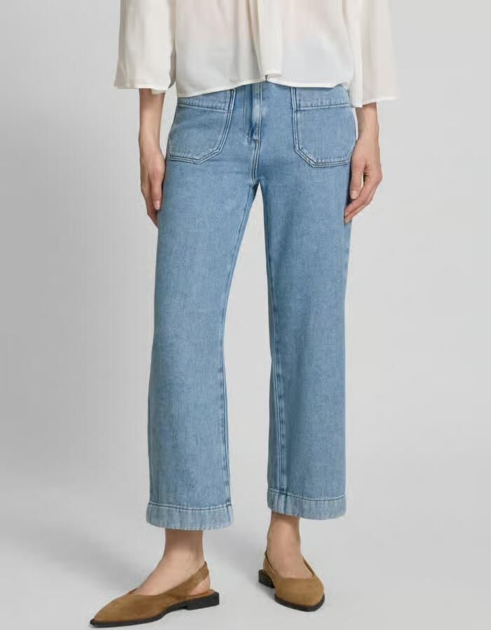 Jake*s Casual Cropped jeans met opgestikte zakken - Foto 3