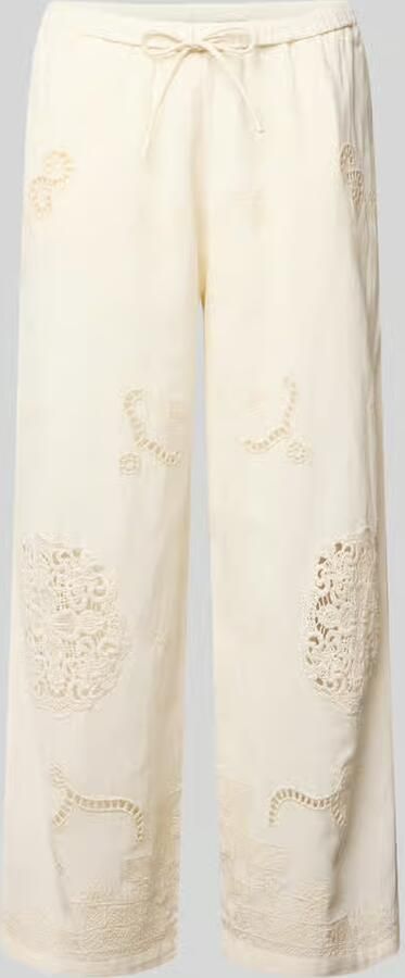 Jake*s Casual Culotte met ajourwerk en steekzakken - Foto 2