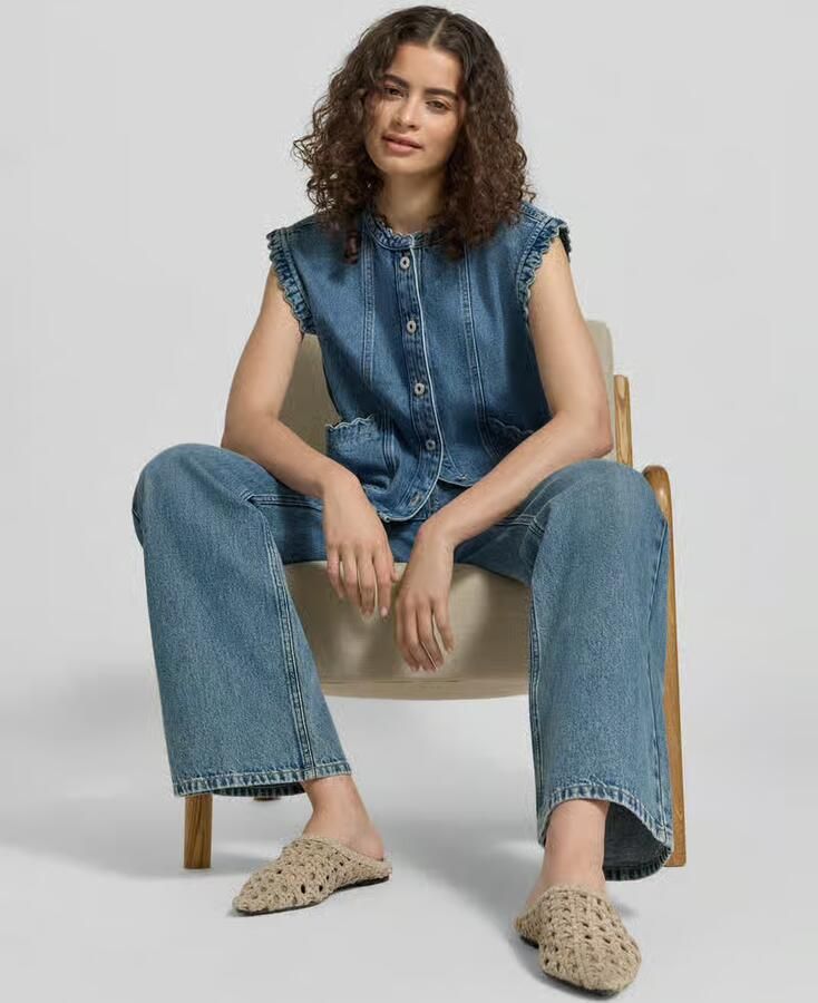 Jake*s Casual flared fit jeans in 5-pocketmodel
