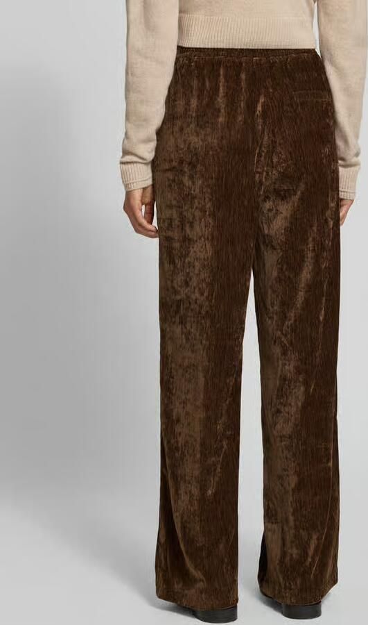 Jake*s Casual Fluwelen broek met elastische band