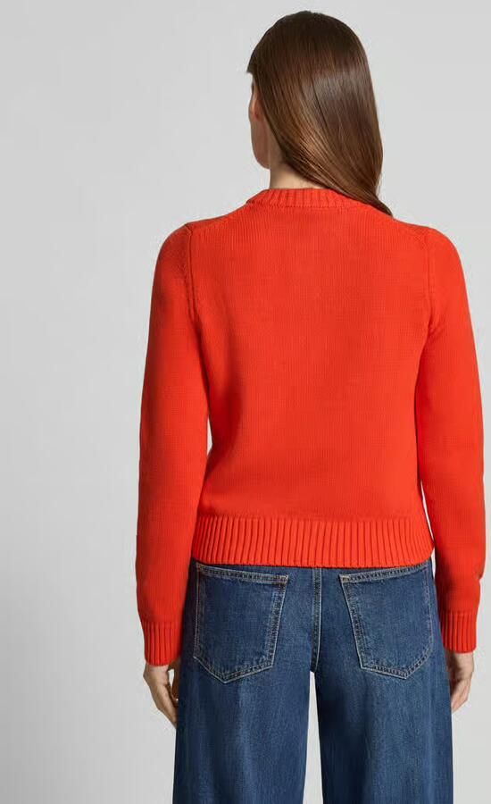 Jake*s Casual Gebreid vest met ronde hals en knoopsluiting