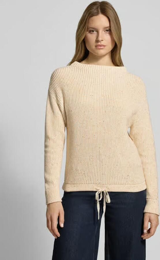 Jake*s Casual Gebreide pullover met extra brede schouders en tunnelkoord - Foto 2
