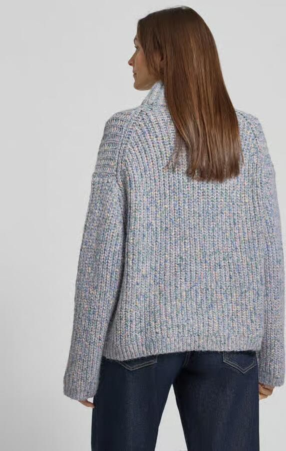 Jake*s Casual Gebreide pullover met opstaande kraag