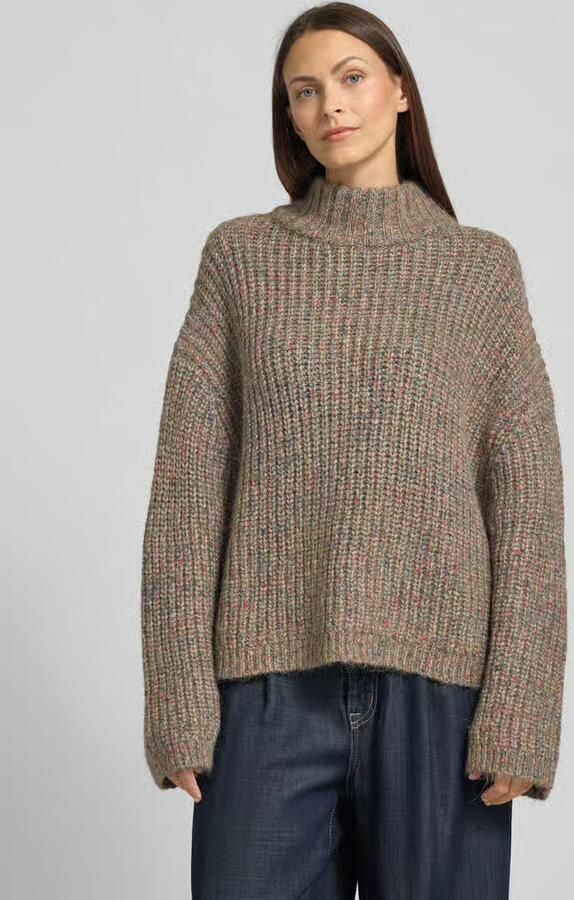 Jake*s Casual Gebreide pullover met opstaande kraag - Foto 2