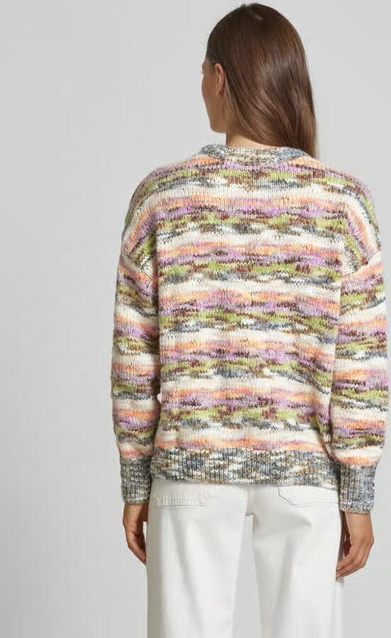 Jake*s Casual Gebreide pullover met ribboorden