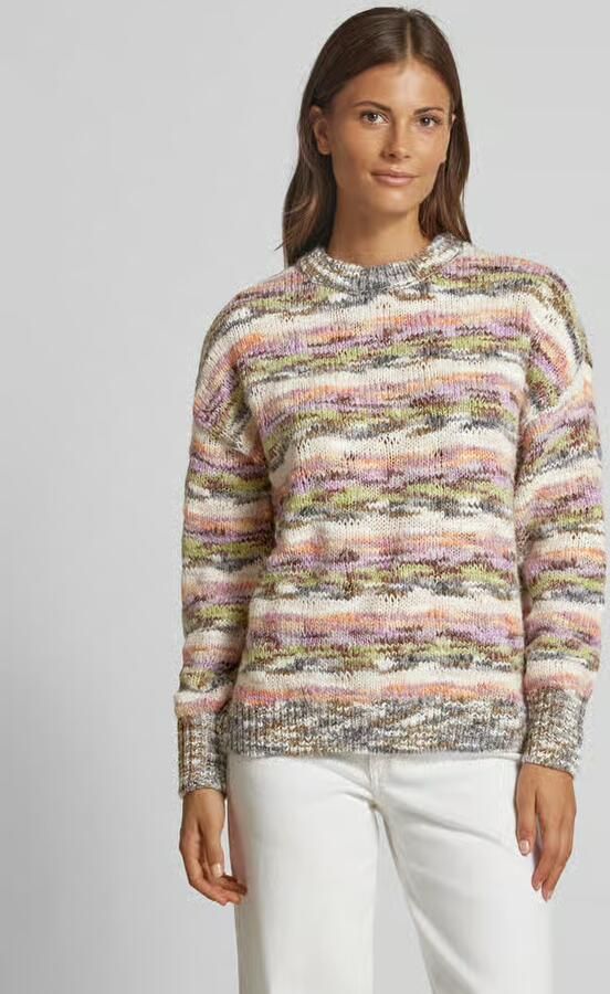 Jake*s Casual Gebreide pullover met ribboorden - Foto 2