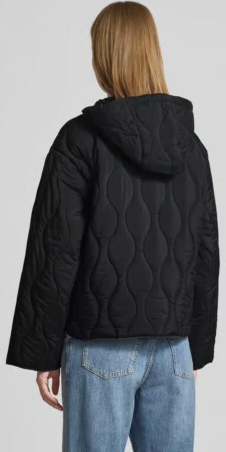 Jake*s Casual Gewatteerd jack met capuchon