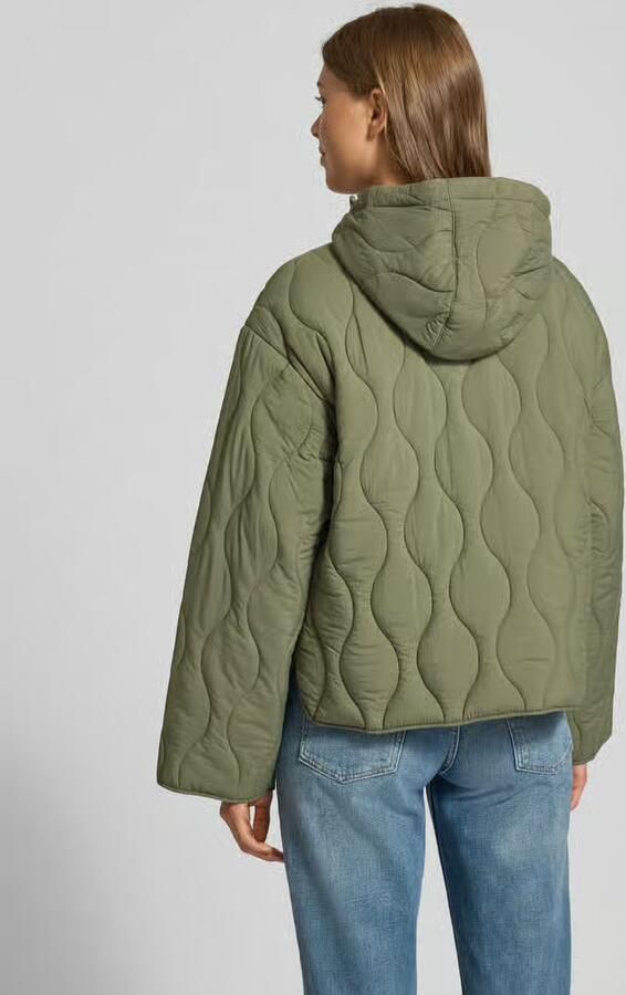 Jake*s Casual Gewatteerd jack met capuchon