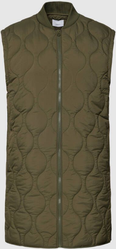 Jake*s Casual Gilet met steekzakken opzij