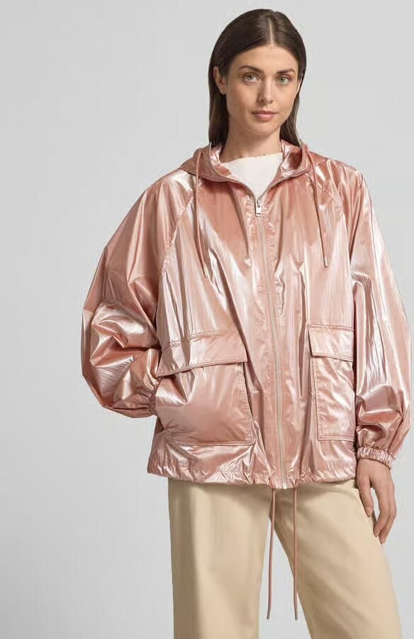 Jake*s Casual Jack in Metallic look met klepzakken - Foto 3