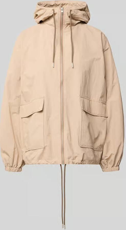 Jake*s Casual Jack met capuchon en klepzakken