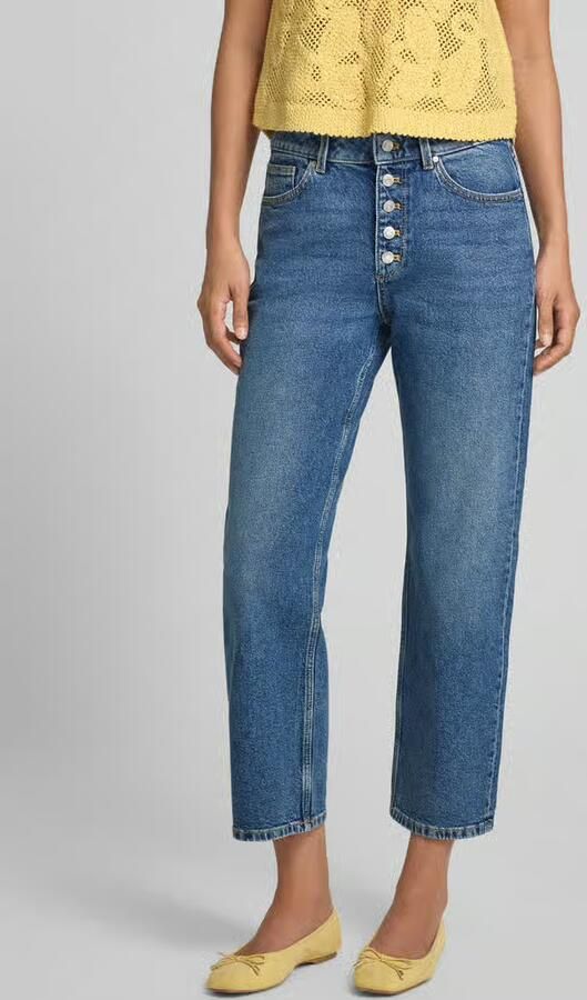 Jake*s Casual Jeans in verkorte pasvorm met knoopsluiting - Foto 3