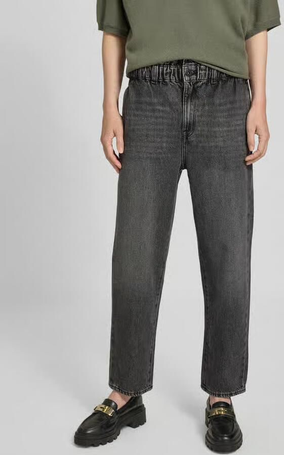 Jake*s Casual Jeans met elastische band in used-look - Foto 2
