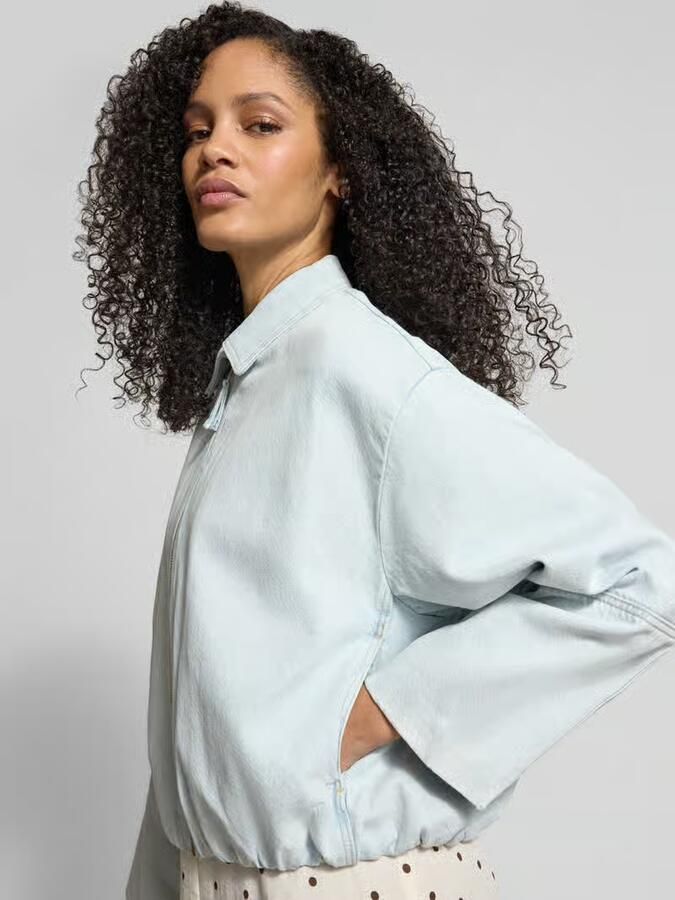 Jake*s Casual jeansjack met ritssluiting