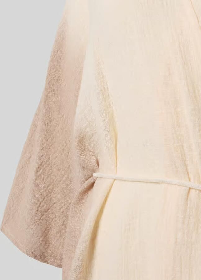 Jake*s Casual Kimono van katoen met strikceintuur