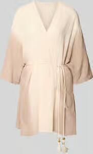 Jake*s Casual Kimono van katoen met strikceintuur