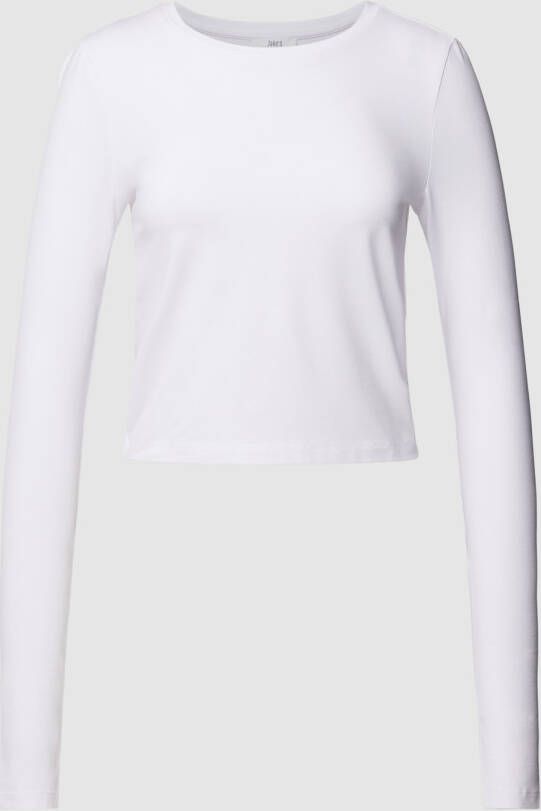Jake*s Casual Longsleeve met ronde hals