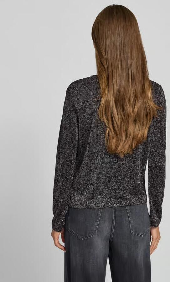 Jake*s Casual Longsleeve met ronde hals