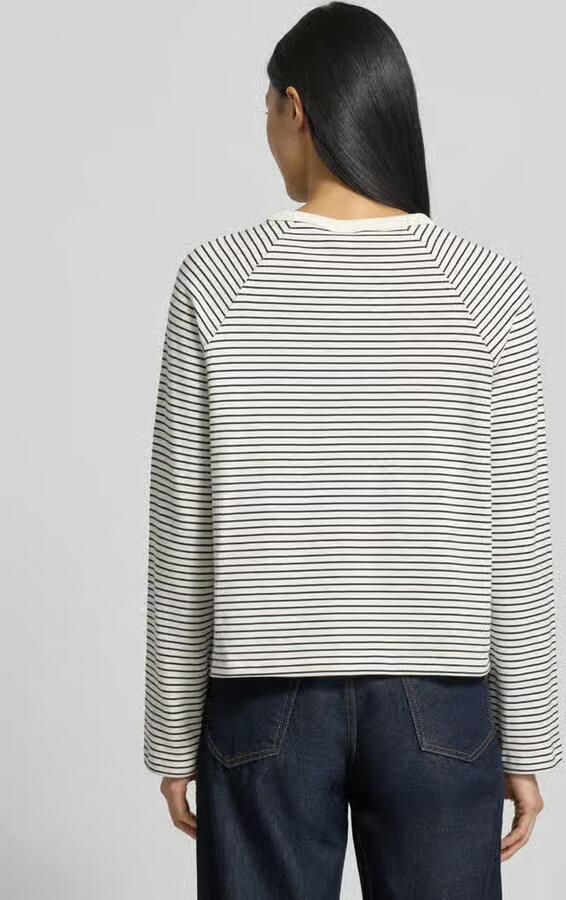 Jake*s Casual Longsleeve met ronde hals
