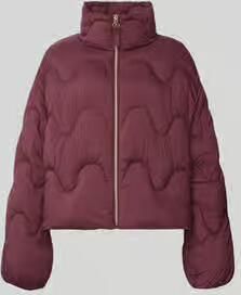 Jake*s Casual Loose fit gewatteerd jack met opstaande kraag