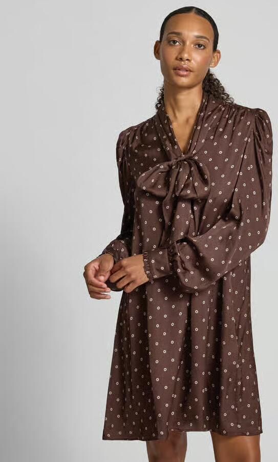 Jake*s Casual Loose fit vrijetijdsjurk van pure viscose - Foto 3
