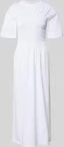 Jake*s Casual midi-jurk met smokelementen