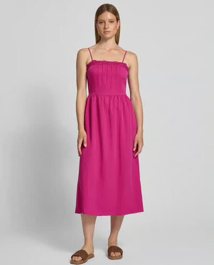 Jake*s Casual midi-jurk van lyocellmix met kant - Foto 2