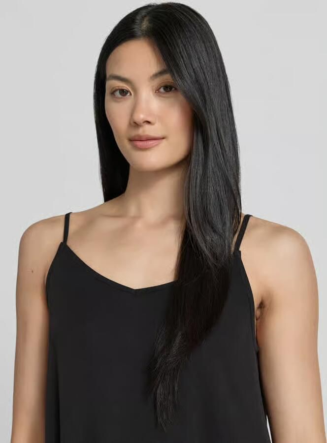 Jake*s Casual midi-jurk van modalmix met spaghettibandjes