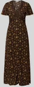 Jake*s Casual midi-jurk van viscose met bloemmotief
