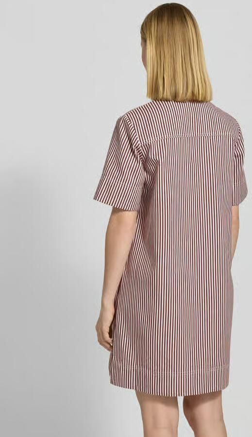 Jake*s Casual Mini overhemdjurk met borstzakken