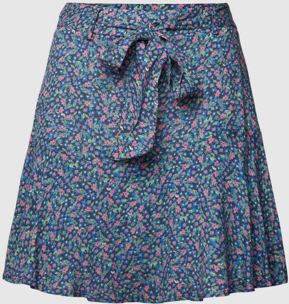 Jake*s Casual Minirok met all-over bloemenmotief