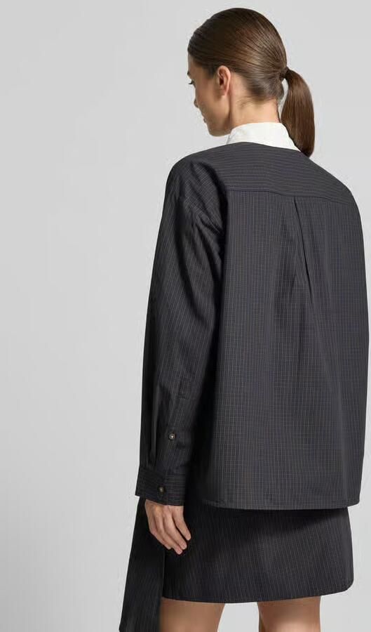 Jake*s Casual Oversized blouse met lange mouwen van puur katoen - Foto 3