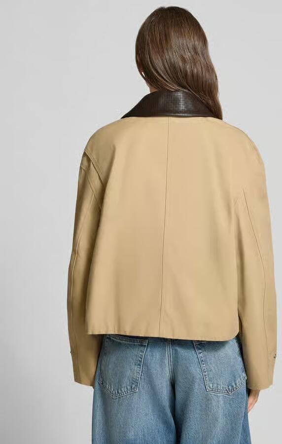 Jake*s Casual oversized blouson van puur katoen - Foto 3