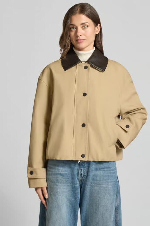 Jake*s Casual oversized blouson van puur katoen - Foto 2