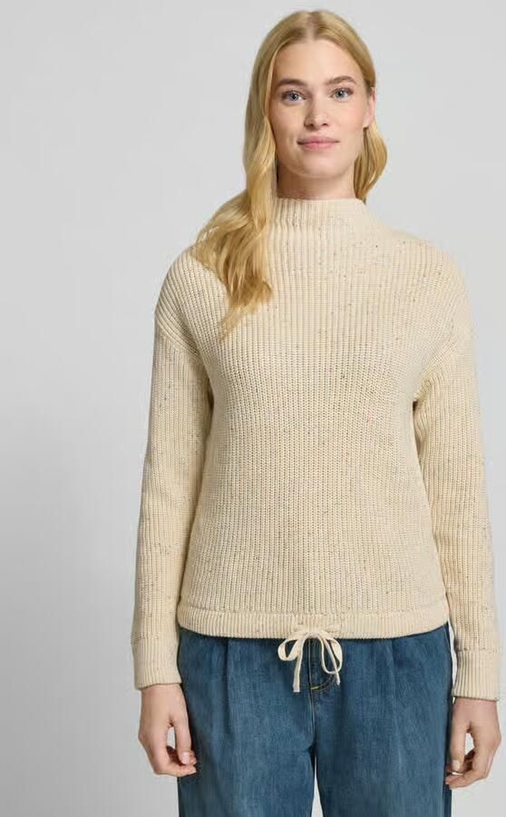Jake*s Casual Oversized gebreide pullover met ribboorden - Foto 2