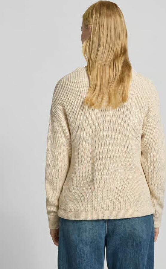Jake*s Casual Oversized gebreide pullover met ribboorden
