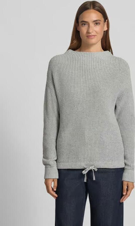 Jake*s Casual Oversized gebreide pullover met ribboorden - Foto 2