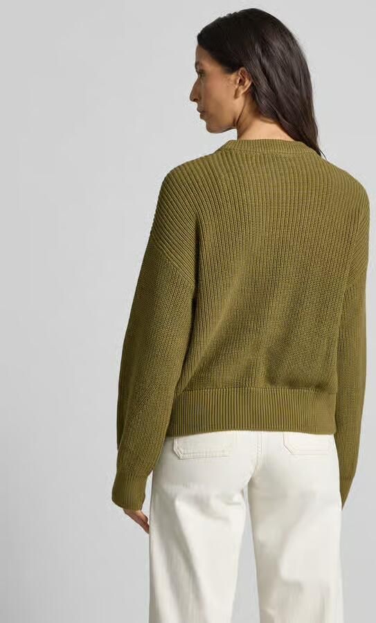 Jake*s Casual Oversized gebreide pullover met ribboorden