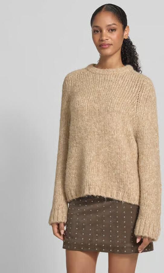 Jake*s Casual Oversized gebreide pullover met wol - Foto 2