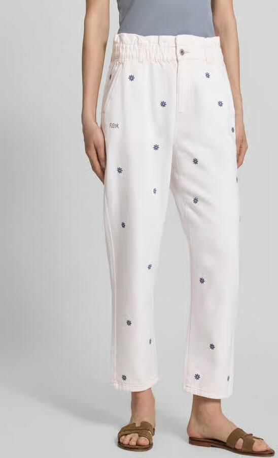Jake*s Casual Paperbag jeans met steekzakken - Foto 3