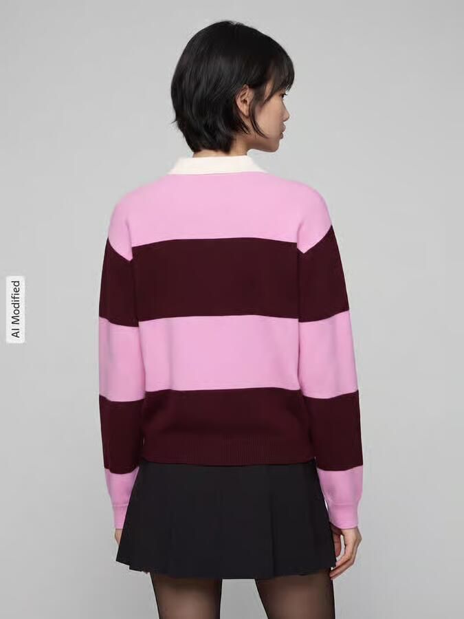 Jake*s Casual Pullover met polokraag - Foto 3